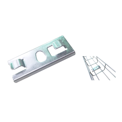 Pemsa 67010043 | Pemsa Rejiband Electrogalvanised Wire Basket Tray Silver Click Central Hanger Plate
