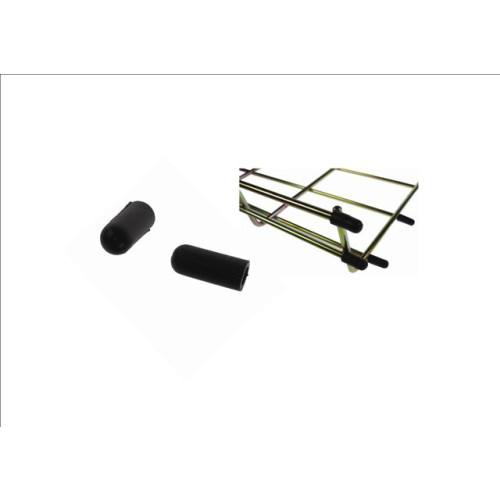 Pemsa 68000049 | Pemsa Rejiband Wire Basket Tray Black End Caps (Pack / 100)