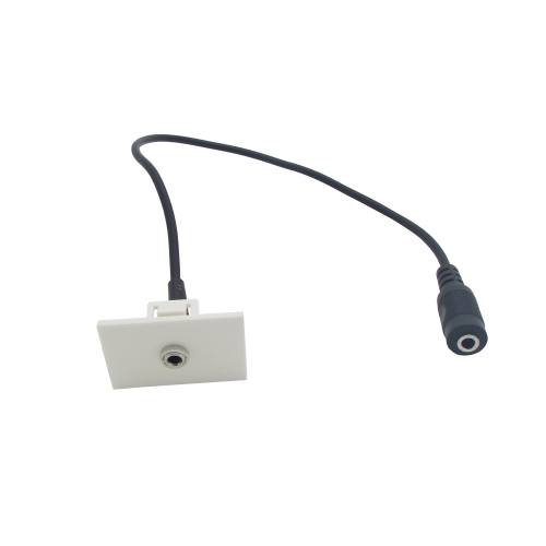 CMW Ltd | LJ6C White 3.5mmAudio Assembly 300mm for Mini/Maxi Range Desk Power Units