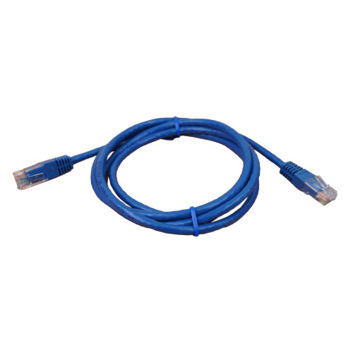 1.5m Cat6 RJ45 U/UTP Moulded Patch Lead Blue
