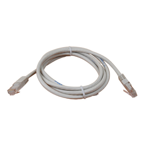 1.5m Cat6 RJ45 U/UTP Moulded Patch Lead Grey