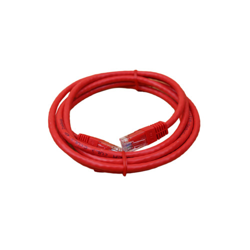 2m Cat6 RJ45 U/UTP Moulded Patch Lead Red