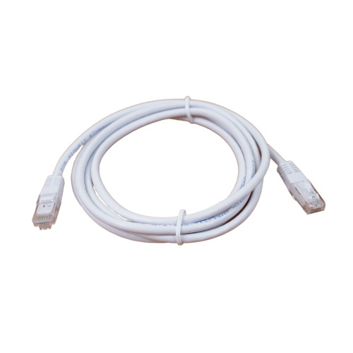 2m Cat6 RJ45 U/UTP Moulded Patch Lead White