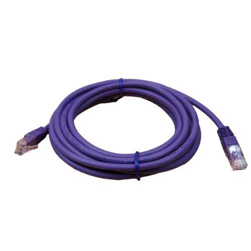 3m Cat6 RJ45 U/UTP Moulded Patch Lead Violet