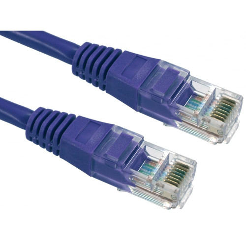 CMW Ltd, Structured Cabling Copper Patchcord | 0.25m Cat 6 Patch Lead Violet
