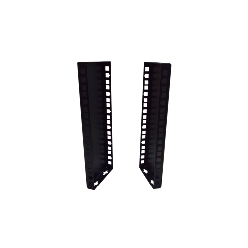 CMW Ltd | 6U 10/19 inch Multipurpose Wall or Desk Vertical Horizontal Bracket- Pair - Black (Per pair)