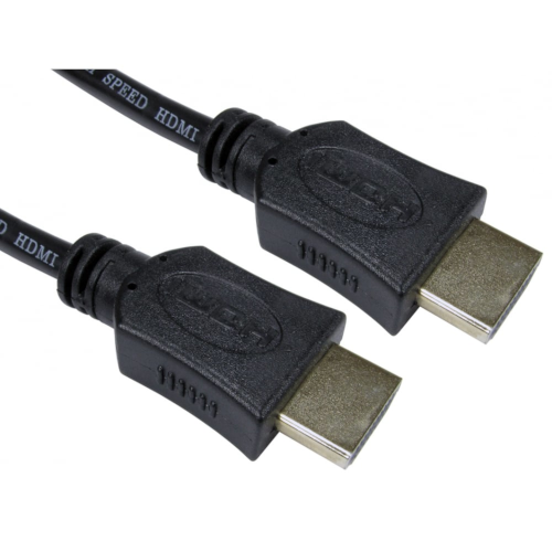 2m HDMI High Speed with Ethernet 4K@60Hz Male to Male Black