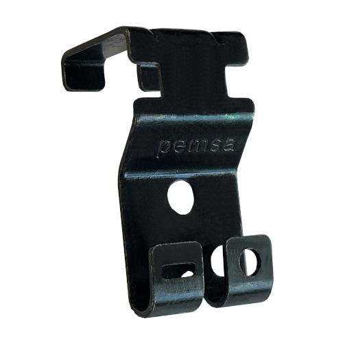 Pesma Rejiband Click Suspension Hanger for Wire Basket Tray Using M6, M8 or M10 Treaded Rod Black C8