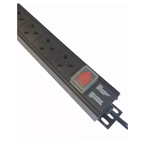 CMW Ltd Power Distribution Units | 8 Way Vertical UK Socket PDU, with 3m plug lead