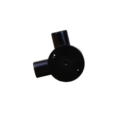 Dietzel Univolt Plastic Conduit Fittings CB25/ASW | 25mm Black Plastic Conduit Angle Box