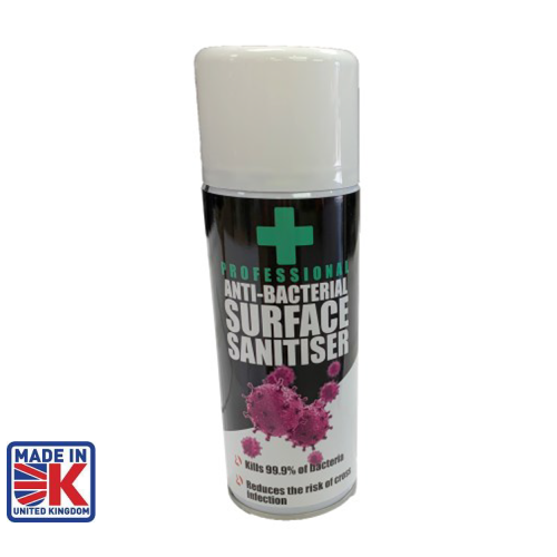 CMW Ltd | 400ml Anti-Bacterial Surface Sanitiser Tins ( Box of 12 )