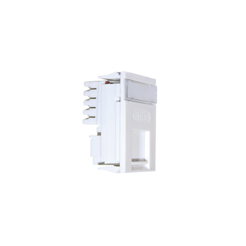 CMW Ltd | Matrix LJ6C RJ45 Cat5e UTP Single Shuttered Module - White