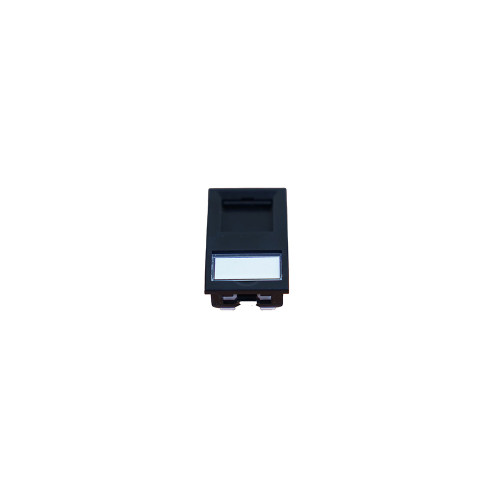 Matrix Cat5e UTP RJ45 Shuttered LJ6C Black Module Low Profile