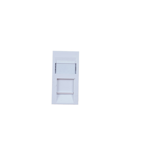 Matrix Cat6 UTP RJ45 Shuttered Euro 50mm x 25mm White Module Low Profile
