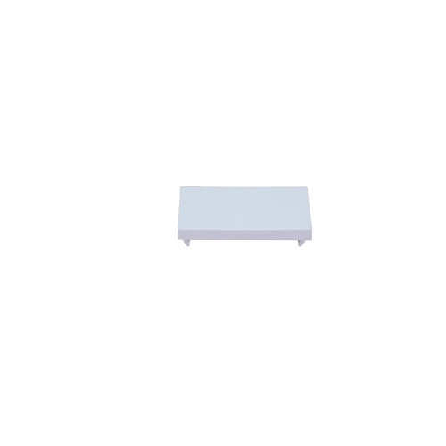 Matrix Half Blank 25mm x 50mm Euro White