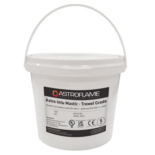 Astro Intu Mastic Trowel Grade 5kg Intumescent Fire Stop Sealant
