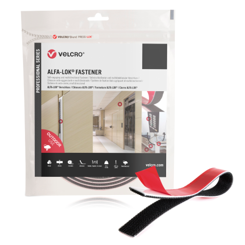 Velcro VEL-PS20022 | Velco Pro Trade Alfa-Lok Fastener 25mm x 3m Black