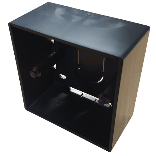 CMW Ltd | Black 44mm Single Gang Surface Box