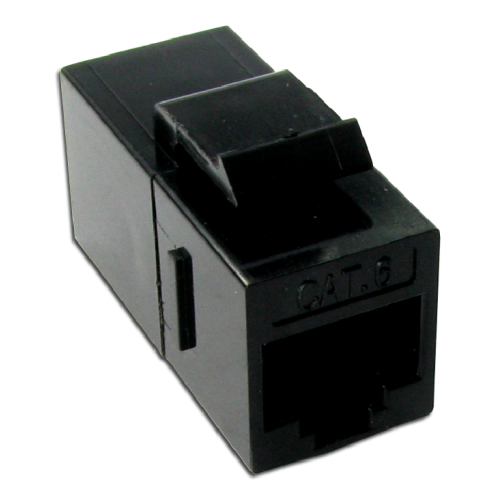 CMW Ltd | Black Cat6 Keystone Through Coupler