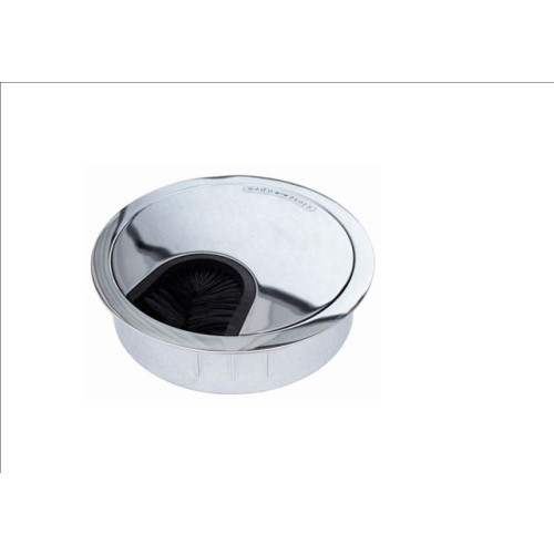 DGBC80 CMW Ltd, Desk Cable Management | Bright Chrome 80mm Desk Grommet