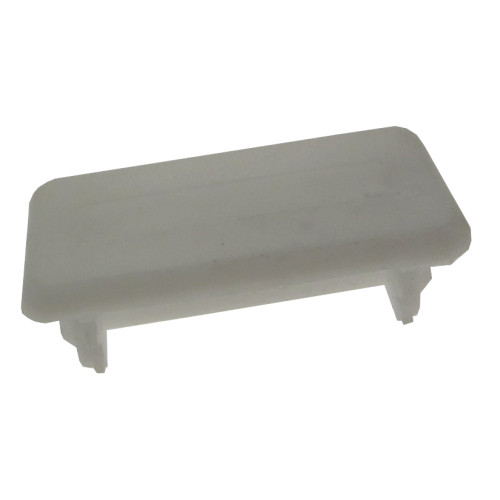 MP51/W  | White Shallow Channel End Cap
