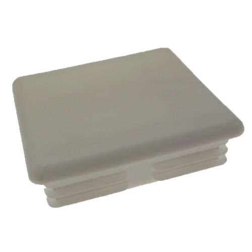 Metpro MP50/W | White Plastic Deep Support Channel End Cap