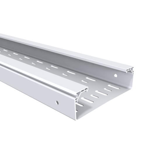 Univolt 300mm x 60mm Perforated PVC Cable Tray BPE PVCM1UV