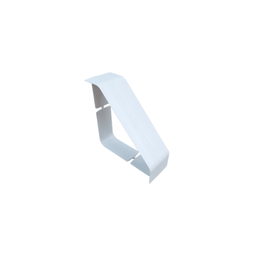 Dietzel Univolt uPVC Angled Bench Trunking | Dietzel Univolt uPVC White, Bench Trunking Coupler 100mm x 100mm, 