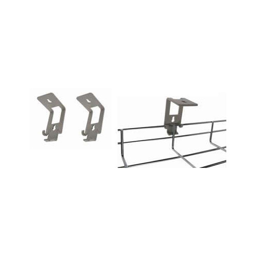 CMW Ltd  | Metal Grey Wire Basket Tray L Brackets (Per / pair)