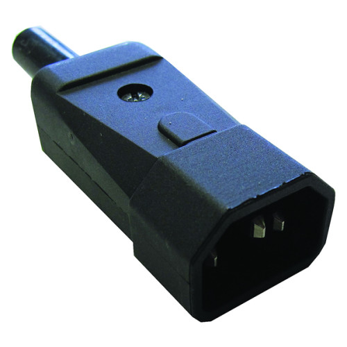 CMW Ltd | C14 Black IEC Re-Wireable Plug