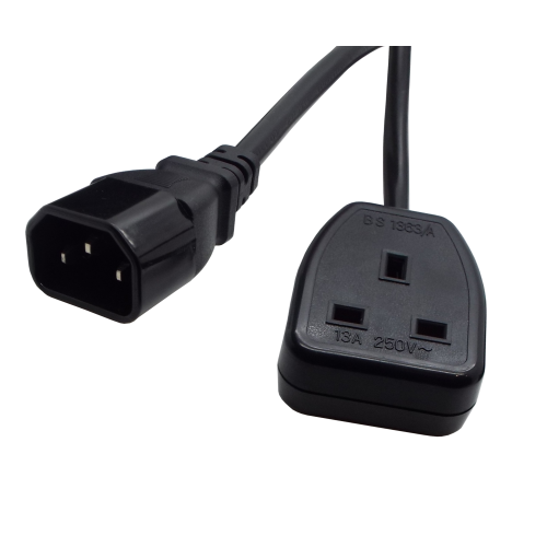 CMW Ltd | C14 Plug to UK Socket ( 86cm long )