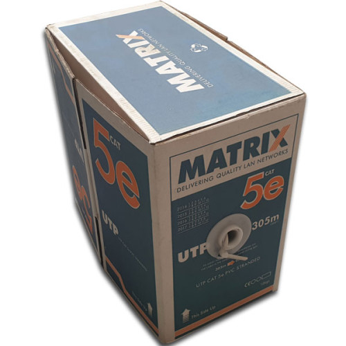 CMW Ltd | Matrix Cat5e-PVC Stranded Patch Cable (305m Box)