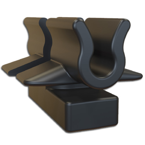 CMW Ltd | Black Basket Tray Clips-Quick Twist
