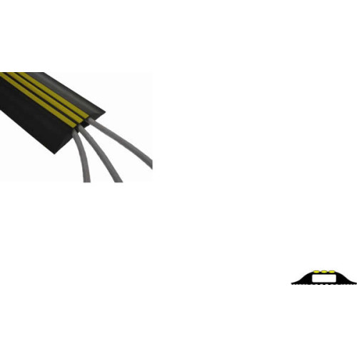 CMW Ltd 02HAZYB0030 | Hazard Striped Cable Cover (3m lgth)