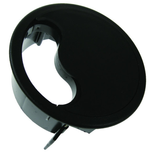 CMW Ltd, Floor Cable Grommets FGB157C | Black Floor Grommet Circular 127mm Cut Out