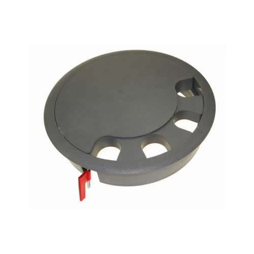 CMW Ltd, Floor Cable Grommets FGG209 | Grey Floor Grommet Circular 209mm Cut Out