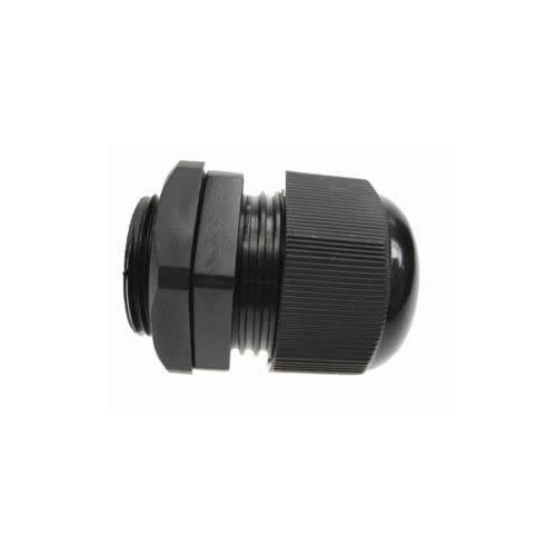 16mm Black Nylon Dome Top IP68 Cable Gland 5-10mm (Each)