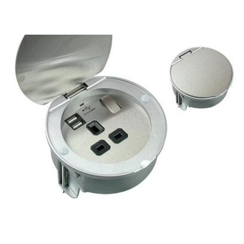PGS114USB | Stainless Steel Grommet with USB
