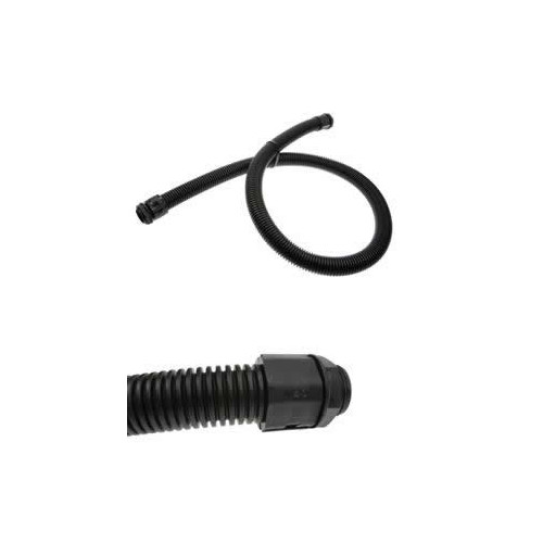 CMW Ltd | 32mm Black LSOH Corrugated Flexible Conduit 2 Gland Kit + Locknuts 4Mtr