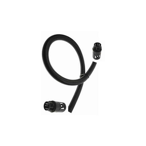 CMW Ltd | 20mm x 5m Precut Black Flexible Conduit LSOH c/w 2 x Quickfit 20mm Push on Glands