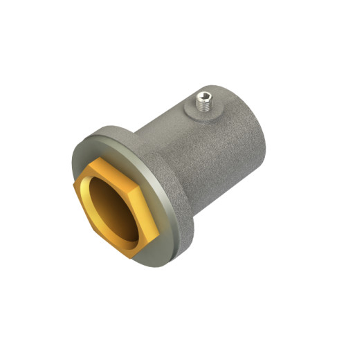 Conlok CL25FC Metal Conduit Flanged Coupler 25mm Hot Dipped Galvanised Finish