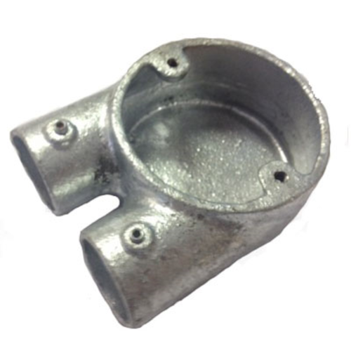 Conlok CL6G Metal Conduit U Box 20mm Hot Dipped Galvanised Finish