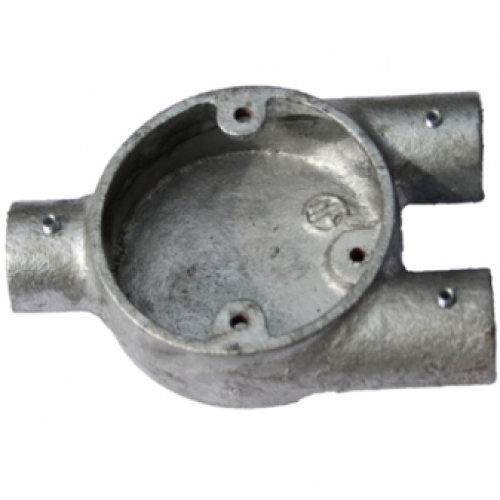 Conlok CL7G Metal Conduit Y Box 20mm Hot Dipped Galvanised Finish