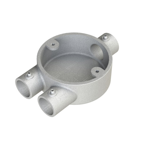 Conlok CL14G Metal Conduit Y Box 25mm Hot Dipped Galvanised Finish