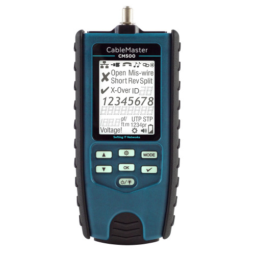 CMW Ltd | Softing CM500 CableMaster 500 RJ45 Cable Tester and Fault Locator