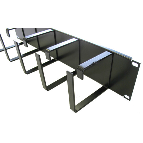 CMW Ltd Matrix | 2u 5 Ring Cable Management Bar 100mm Rings