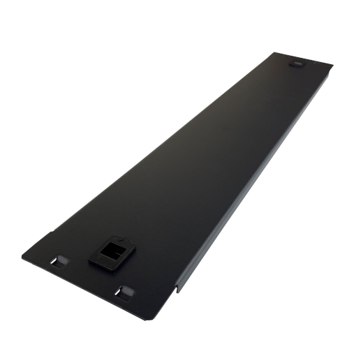 2U Toolless Blanking Panel Black