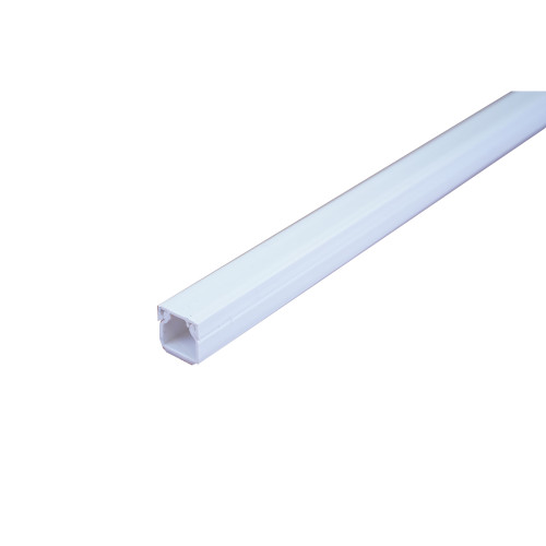 Dietzel Univolt PVC Self Adhesive Mini Trunking 16mm x 16mm 3m Trunking Length White