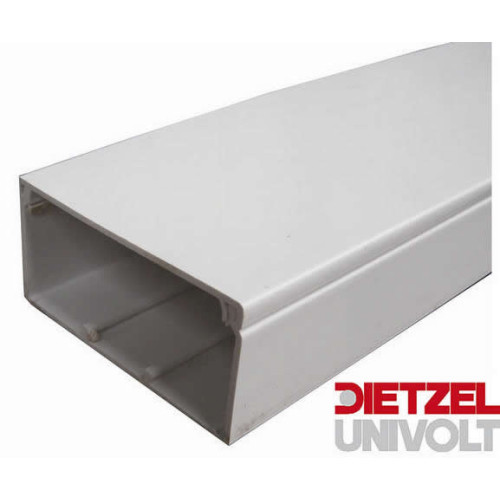 Dietzel Univolt MAK50/100 | 100mm wide x 50mm high PVC Maxi Trunking, 3m length 