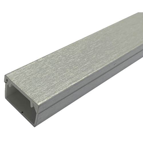 Algar CMW2-ASA 25mm x 16mm Aluminium Effect Self Adhesive Mini Trunking 3m Length